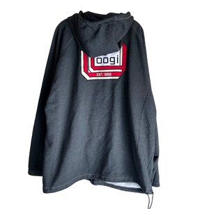 Vintage Coogi Sport Men's Hoodie Jacket 3X Big Gray Cotton Fleece Active Casual
